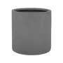 Pottery Pots Natural Puk ronde plantenbak grijs